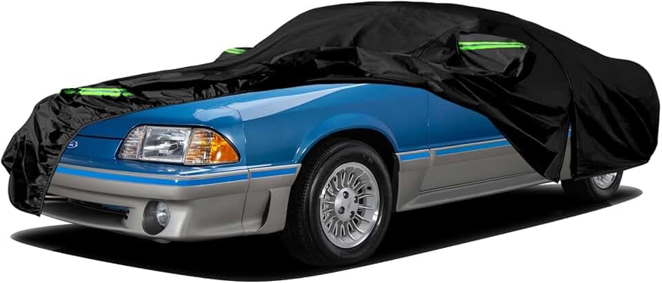 6 Layers Waterproof Car Covers Replace for 1979-1993 Ford Mustang