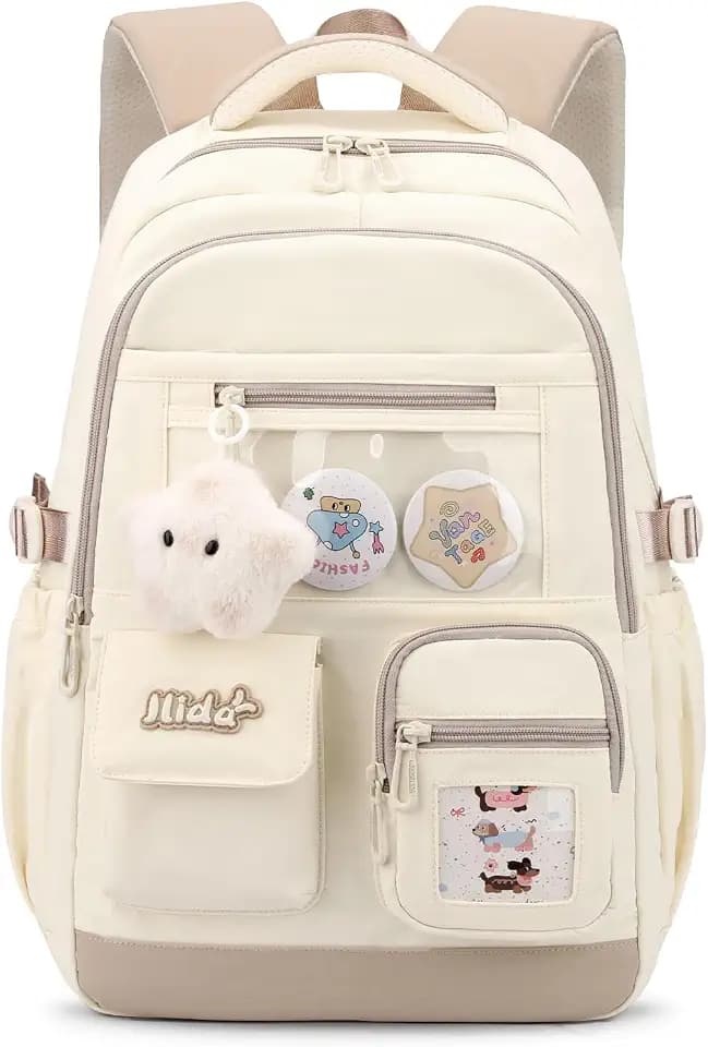 Tanou Rucksack Mädchen Schule, Wasserabweisend Groß Schultasche Kinder