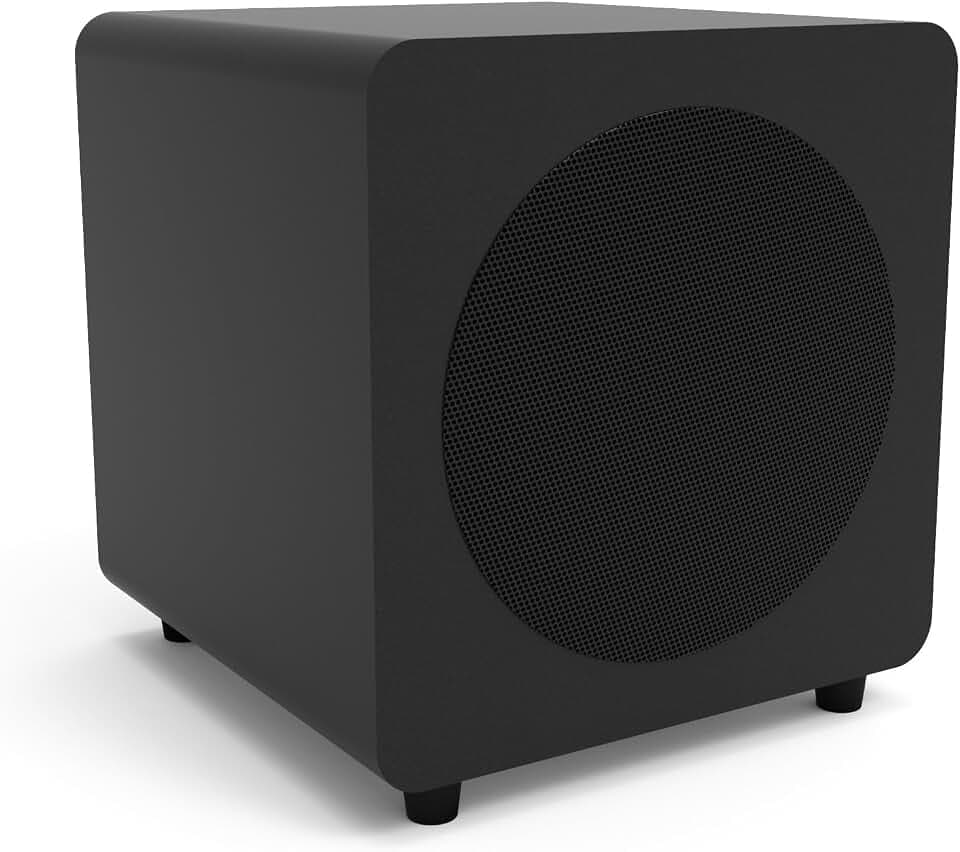 Kanto SUB8VMB 8" 300W Sealed Powered Subwoofer | Matte Black
