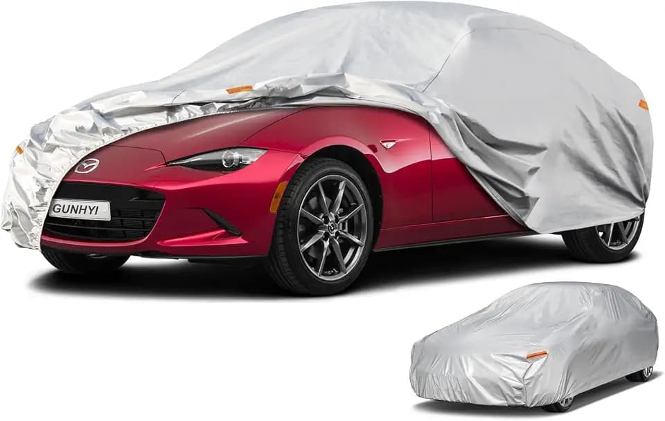 GUNHYI Waterproof 6-Layer Coupe&Sports Car Cover(Length Up to 163 Inches)