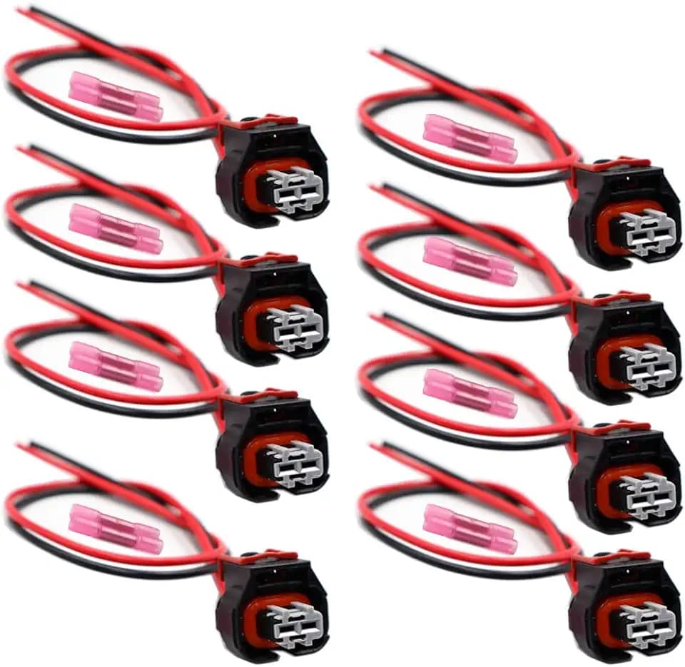 8PCS PT3739 Injector Pigtail Connector Replace for Duramax L5P Engine V8