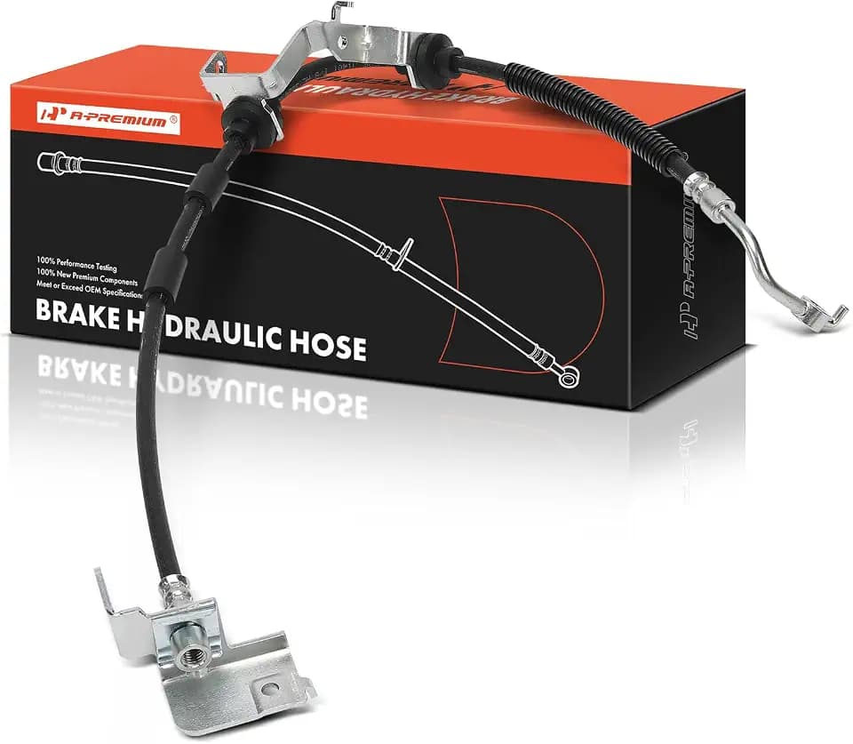 A-Premium Front Driver Brake Hydraulic Hose Compatible with Ford