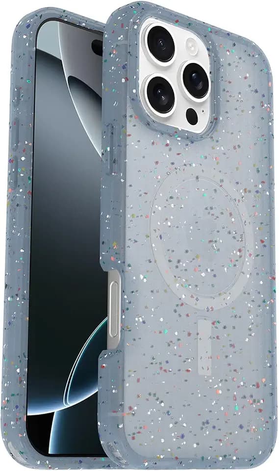 OtterBox Core Series for MagSafe for iPhone 16 Pro Max - ICY Mist Blue, Sleek Rubber Design, Smooth Finish, Camera Bumpers, and Protective Screen Lip