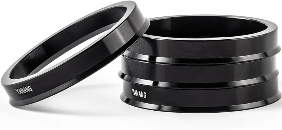 78.1 to106 Black Hub Centric Rings (Pack of 4) Aluminium Alloy Wheel Center Rings Hubrings 106 to 78.1 ID=78.1mm OD=106mm
