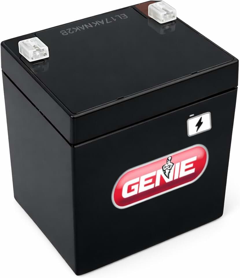 Genie 12V Replacement Garage Door Opener Battery Backup, 111658.0002.S