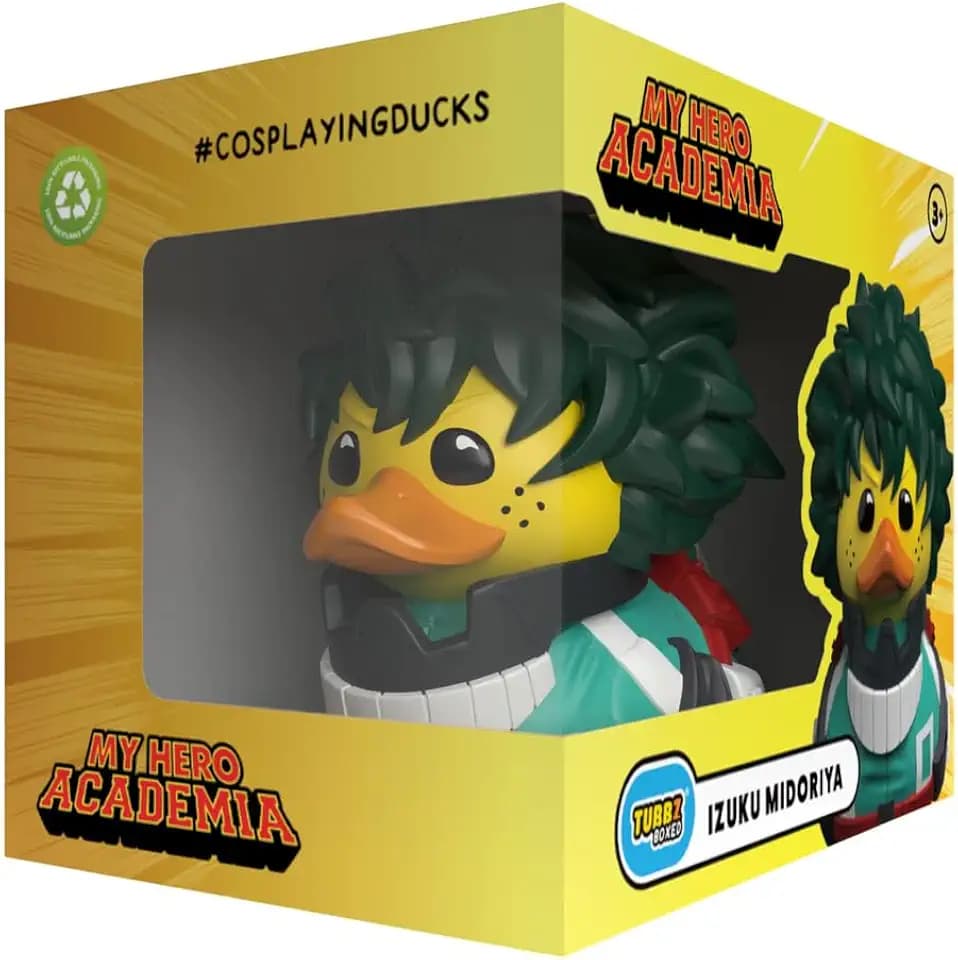 TUBBZ: My Hero Academia - Deku Rubber Duck Collectible Toy 3.5"