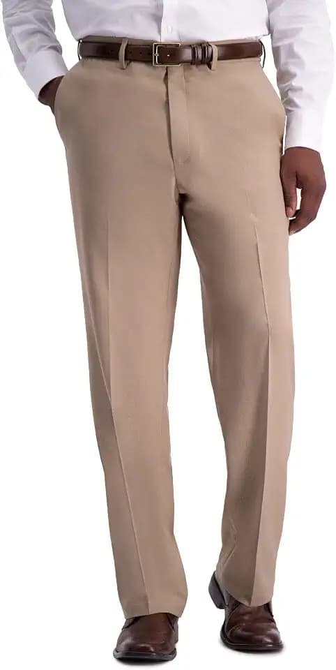 Haggar Men's Classic Fit Premium Comfort Dress Pant