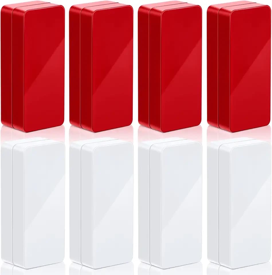 Copkim 16 Pcs Magnetic Flag Weights for Outdoor, Red, White