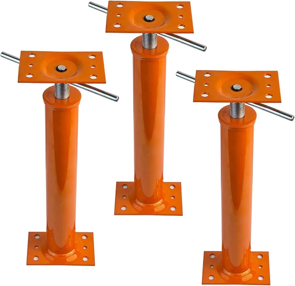 16"-21" Adjustable House Jack | 5-Ton Heavy Duty Floor Basement Jacks