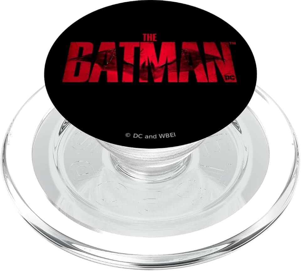 The Batman Crimson Drawn Bat Logo PopSockets PopGrip für MagSafe