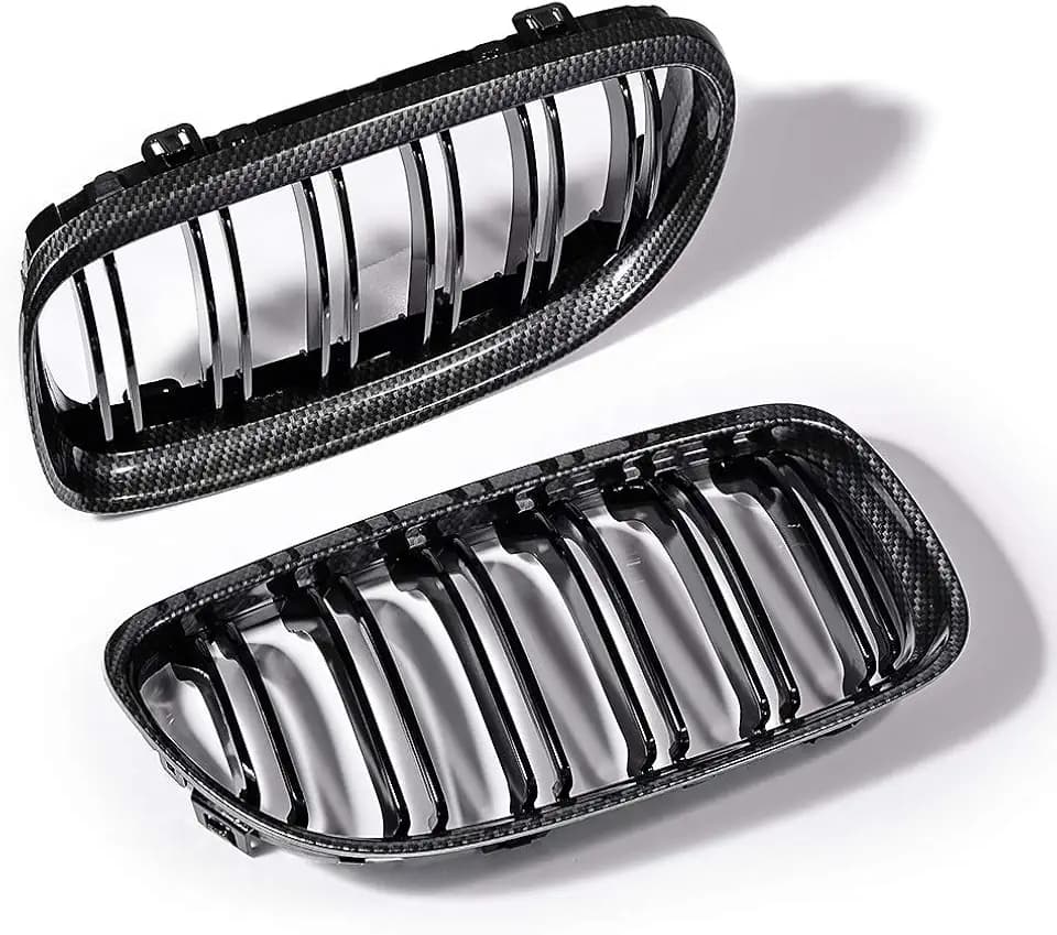 Astra Depot Carbon Fiber Front Kidney Grille for 2009-2011 BMW E90 E91 LCI