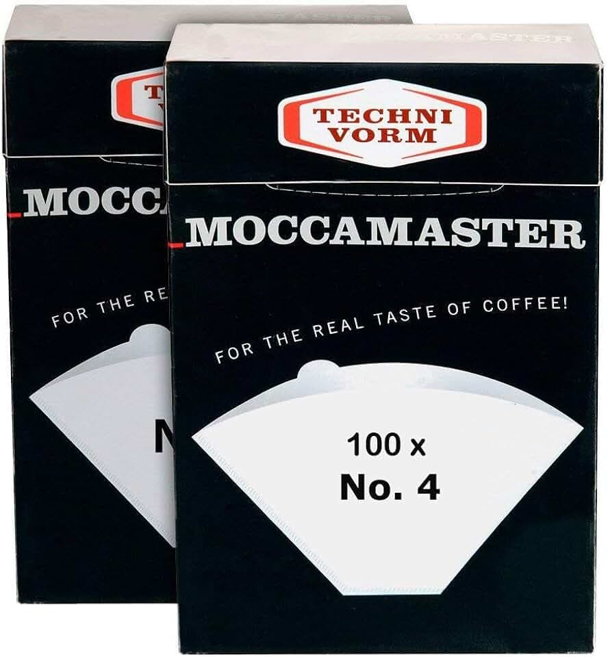 Technivorm Moccamaster 85022 Moccamaster #4 Papierfilter, Weiß (2)... (Originalversion)