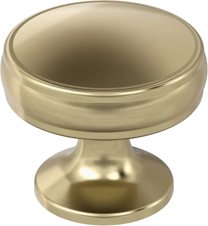 Amerock 1-1/4" Round Renown Golden Champagne Cabinet Knob