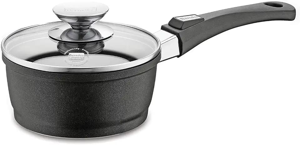 Berndes Topf Vario Click 16 cm, Induktion, Kochtopf mit Deckel, allherdtauglich, robuster Aluguss, antihaft beschichtet