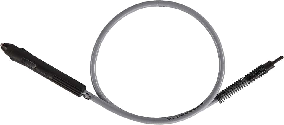 wolfcraft Biegsame Welle I 2230000 I 6 x 1300 mm inkl. Schnellspann-Bohrfutter I Für kontrollierte und feine Schleifarbeiten mit der Bohrmaschine