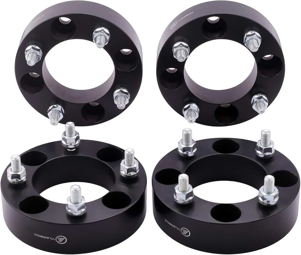 Black Forged ATV UTV 4x110 Wheel Spacers 1.5 Inch with 12x1.25 Studs Compatible with Yamaha Viking Wolverine YXZ1000R | CFMOTO ZForce 950 UForce 1000 - Pack of 4