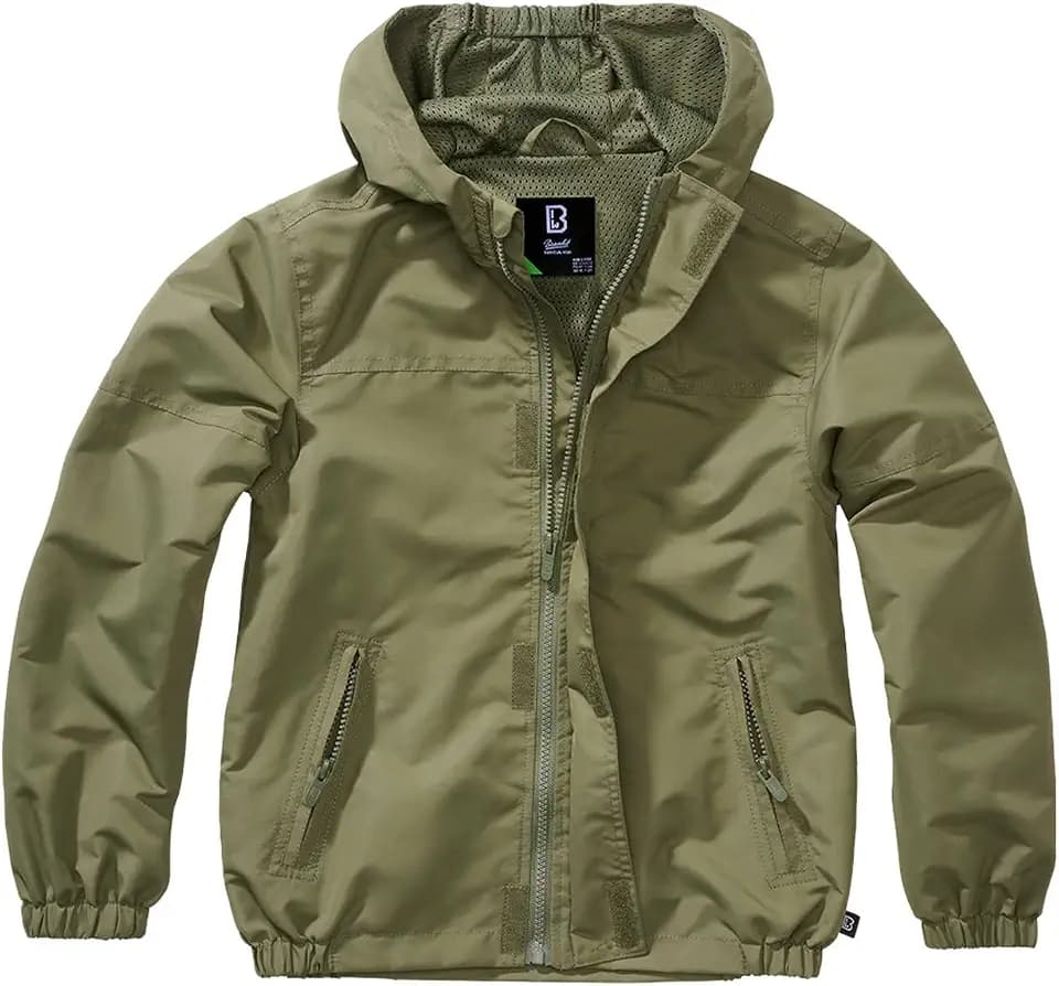 Brandit Kids Summerwindbreaker Frontzip, viele (Tarn-) Farben, Größen 122 bis 176