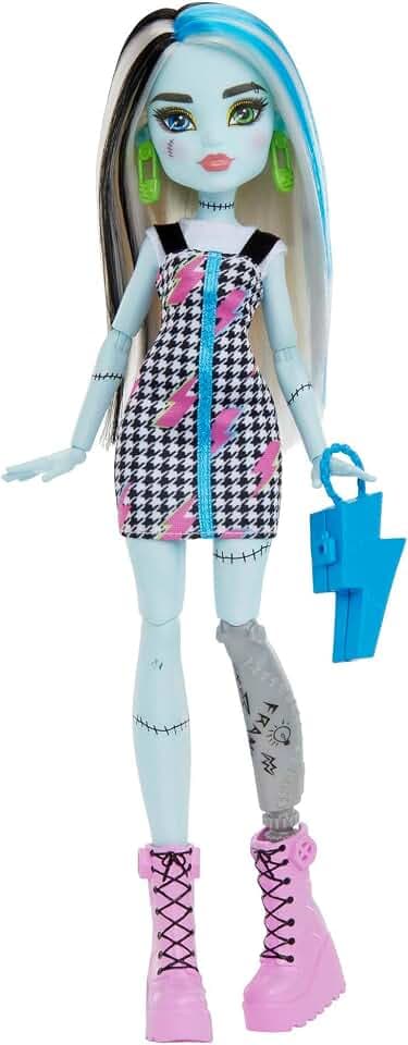 Monster High Frankie-Puppe verfügt über mehr als 10 Flexible Gelenke für Mädchen ab 4 Jahren