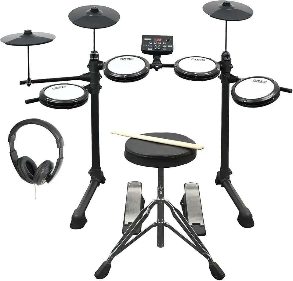 Axus AXK4 E-Drum-Kit Starter-Set mit leisen Mesh-Heads