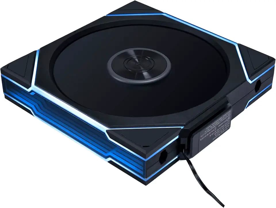 Lian Li UNI Fan TL Wireless 140 ARGB Reverse Blade Fan, Black (14RTL1W1B)