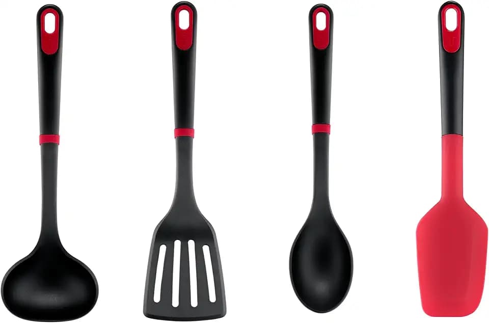 Tefal Ingenio+ 4-teiliges Küchenhelfer-Set, spülmaschinengeeignet