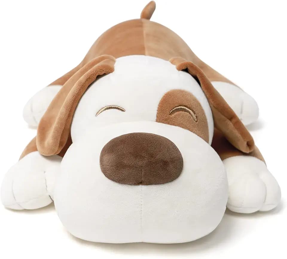 Niuniu Daddy 1.9LB 15in Weighted Stuffed Animals, Puppy Dog Sensory Plush