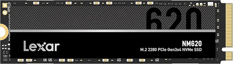 Lexar 256 GB SSD, M.2 2280 PCIe Gen3x4 NVMe 1.4 interne SSD, bis zu 3500 MB/s Lesen, 1300 MB/s Schreiben, 3D-NAND-Flash, internes Solid-State-Laufwerk für PC-Enthusiasten und Gamer