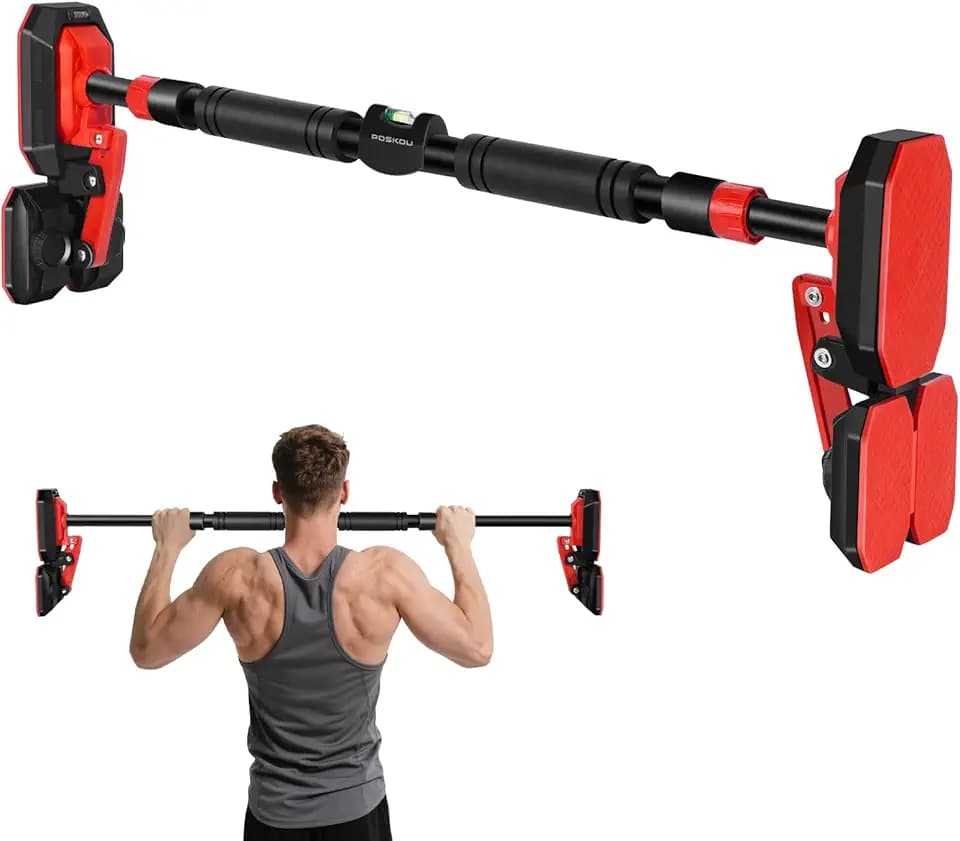 Tür Klimmzugstange Türöffnung Klimmzugstange für Zuhause 76-100 cm (29,92in-39,37in) Ohne Schrauben Heim-Workout-Ausrüstung