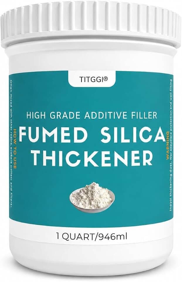 TITGGI Fumed Silica Thickener for Epoxy Resin and Coatings 1 Quart (946 mL)