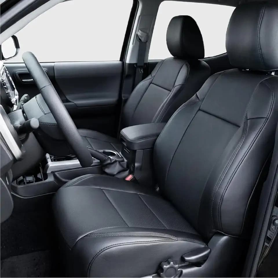 Clazzio Toyota Tacoma 2020-2023 Double Cab Power Driver Seat Black PVC Seat Cover AP-EATOB2123KKK