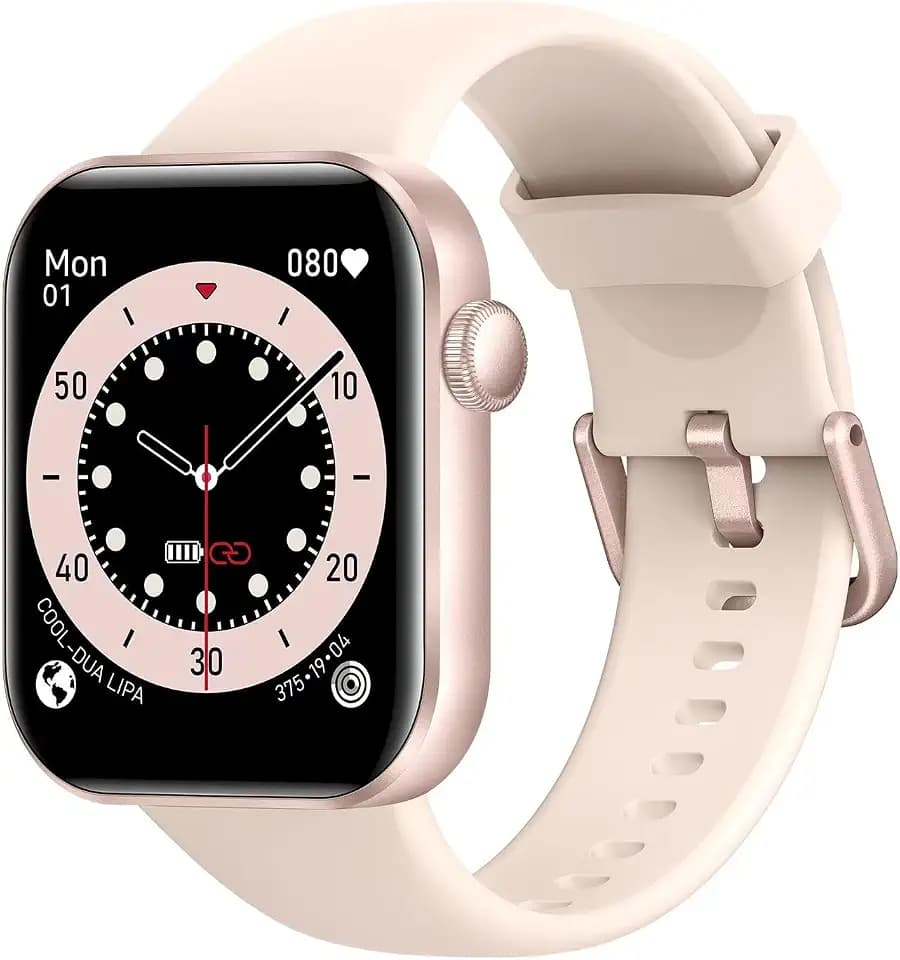 Smartwatch Damen Herren, 1,85" HD-Display Smart Watch mit Telefonfunktion, 140+ Sportmodi Fitness Tracker mit Herzfrequenz SpO2 Schlafmonitor Schrittzähler, IP68 Wasserdicht Fitnessuhr für iOS Android