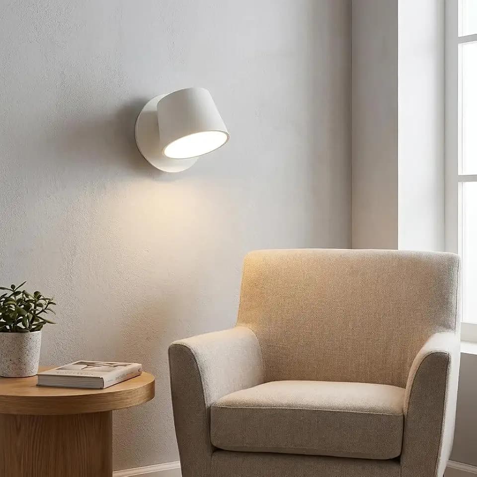 BARCELONA LED KOP LED Wandleuchte 6W Weiß Schwenkbar 2700K