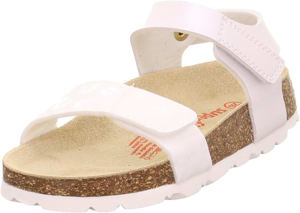 Superfit Mädchen FUSSBETTPANTOFFEL Weiß 1060