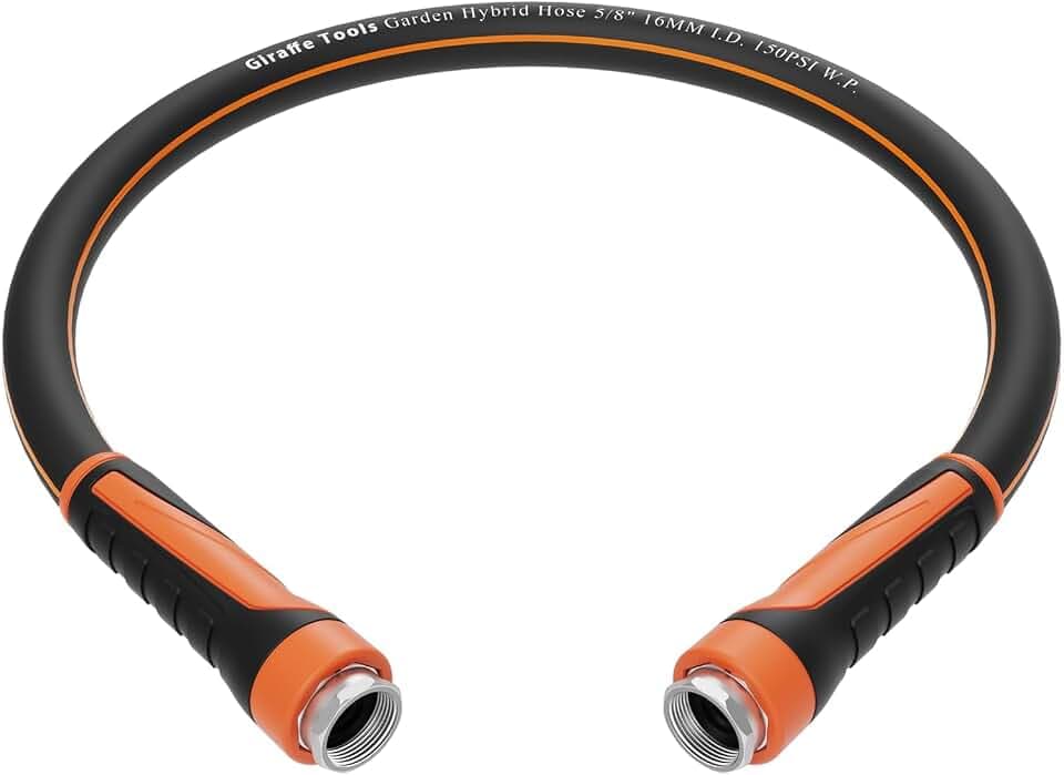 Giraffe Tools Garden Hose 5/8", 3ft Short Leader Hose