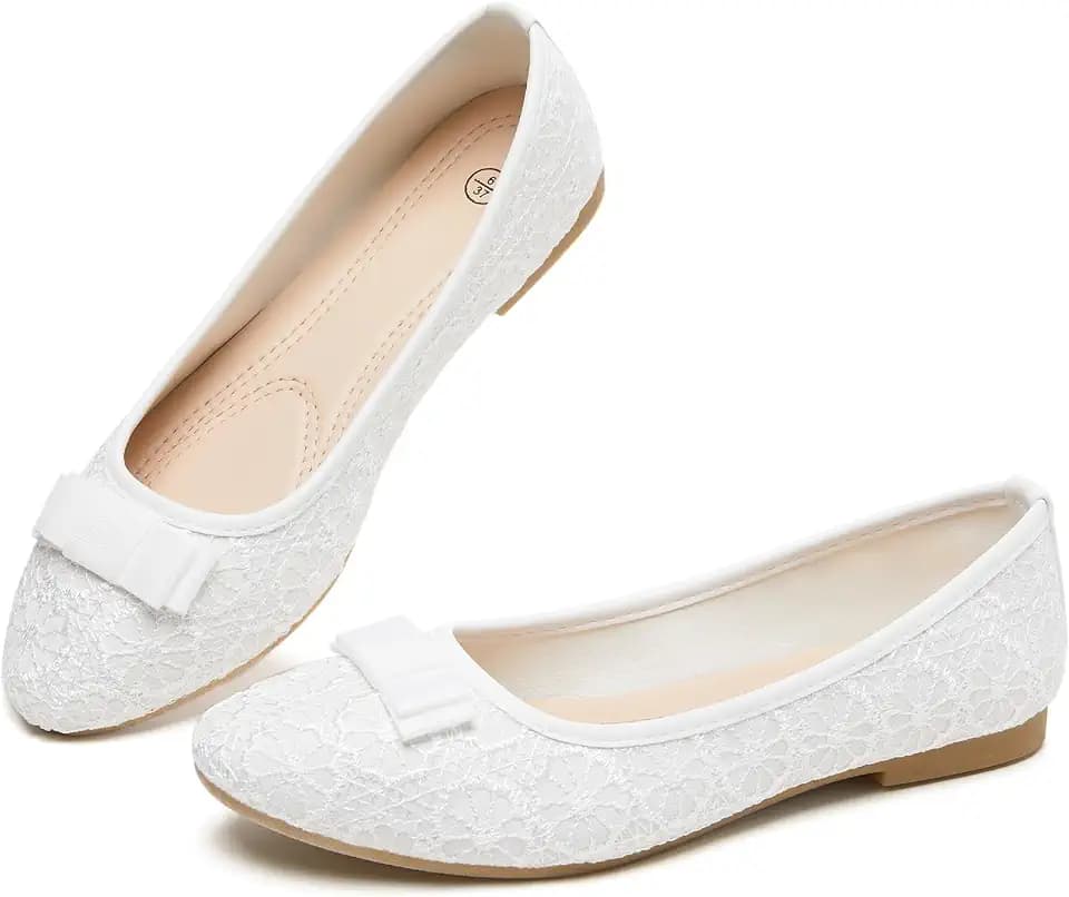 Shupua Black Flats Womens Dress Shoes Comfortable Slip On Ballet Flat