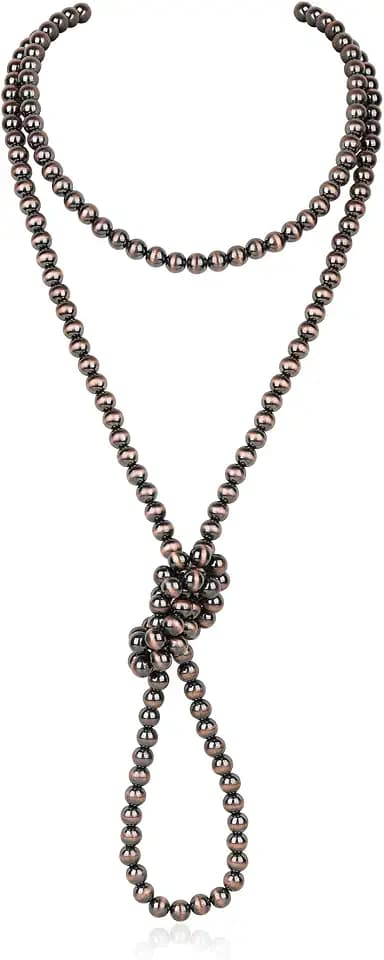 Navajo Long Pearl Necklace Western Jewelry for Women Cowgirl