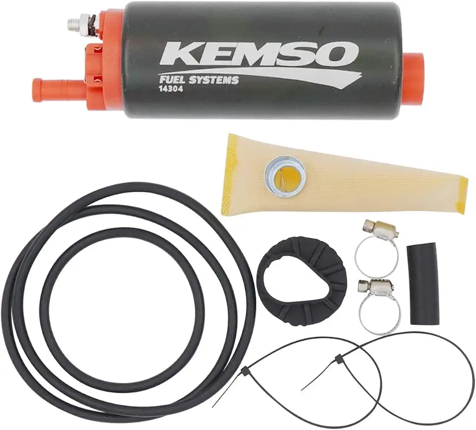 KEMSO 14304 High Performance Intank Fuel Pump for BMW K75, K75RT, K75S, R1100, R1150GS, R1150RS, R1150RT, R1200 Montauk, R1200C, R1200CL, R850R, K1100LT, K1100RS, K1200GT, K1, 1986-2009, L14304