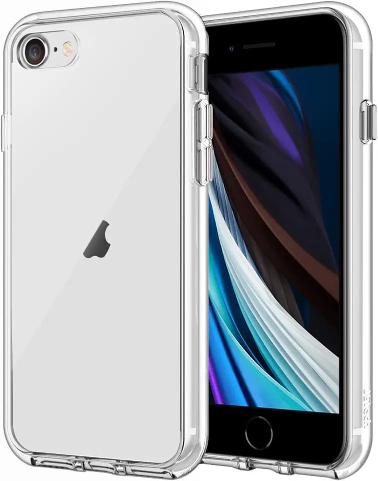 JETech Case for iPhone SE 3/2, iPhone 8/7, Anti-Yellowing, Clear