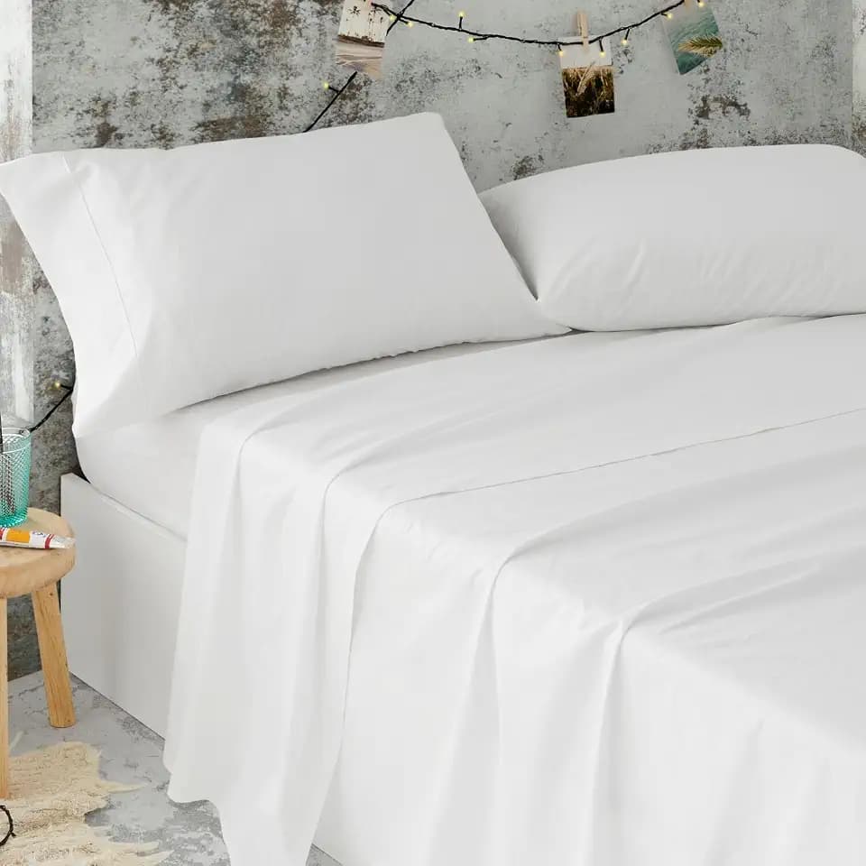 BURRITO BLANCO Linen Spiel Hospitality für Einzelbett 105 cm x 190/200 cm (erhältlich in mehr Größen)