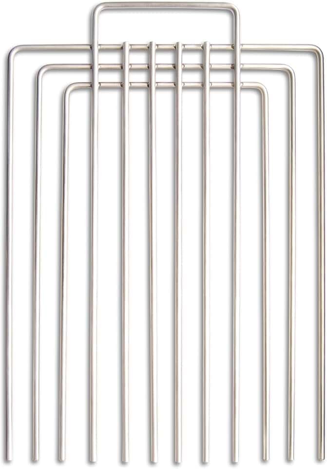 Trap Divider for Animal Traps - Superior Stainless Steel Cat Trap Fork Divider for 12" Wide and Smaller Traps and Cages