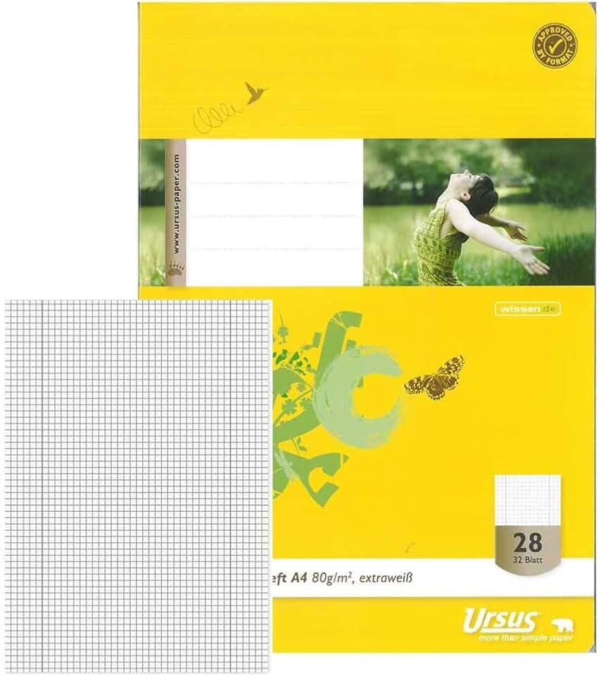 040432028 Chlorfrei - Hefte 20 Blatt A4 32 Blatt Lin28