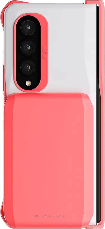 Ghostek EXEC Wallet Galaxy Z Fold4 Case for Women with Detachable Magnetic Card Holder and Hinge Protection Supports Wireless Charging Phone Cover Designed for 2022 Samsung Galaxy ZFold4 (7.6") (Pink)