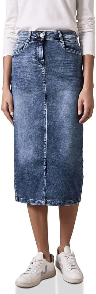 Cecil Midi Jeansrock