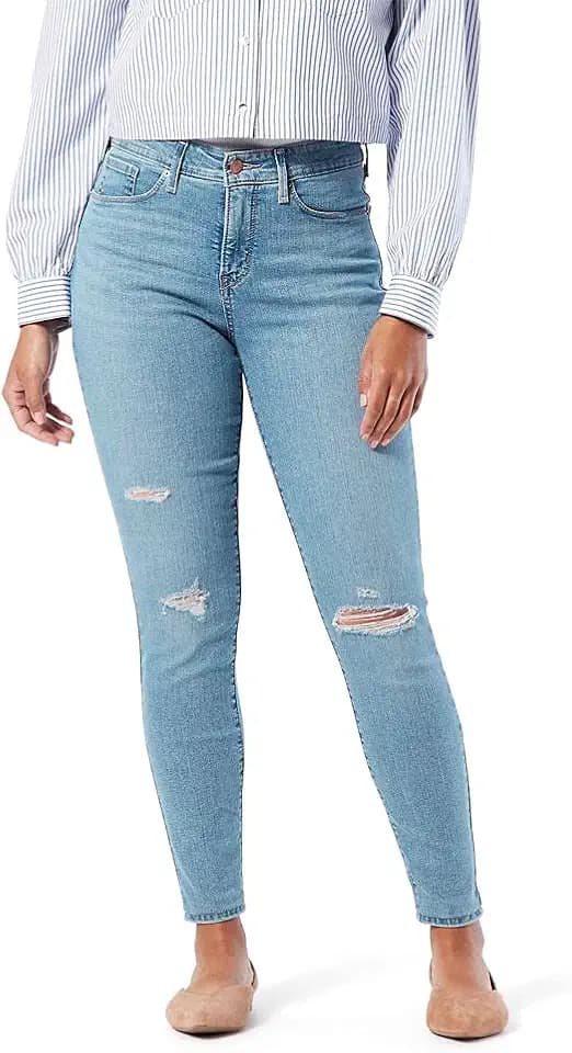 Levi Strauss Signature Gold Women's Totally Shaping Mid Rise Skinny Jeans