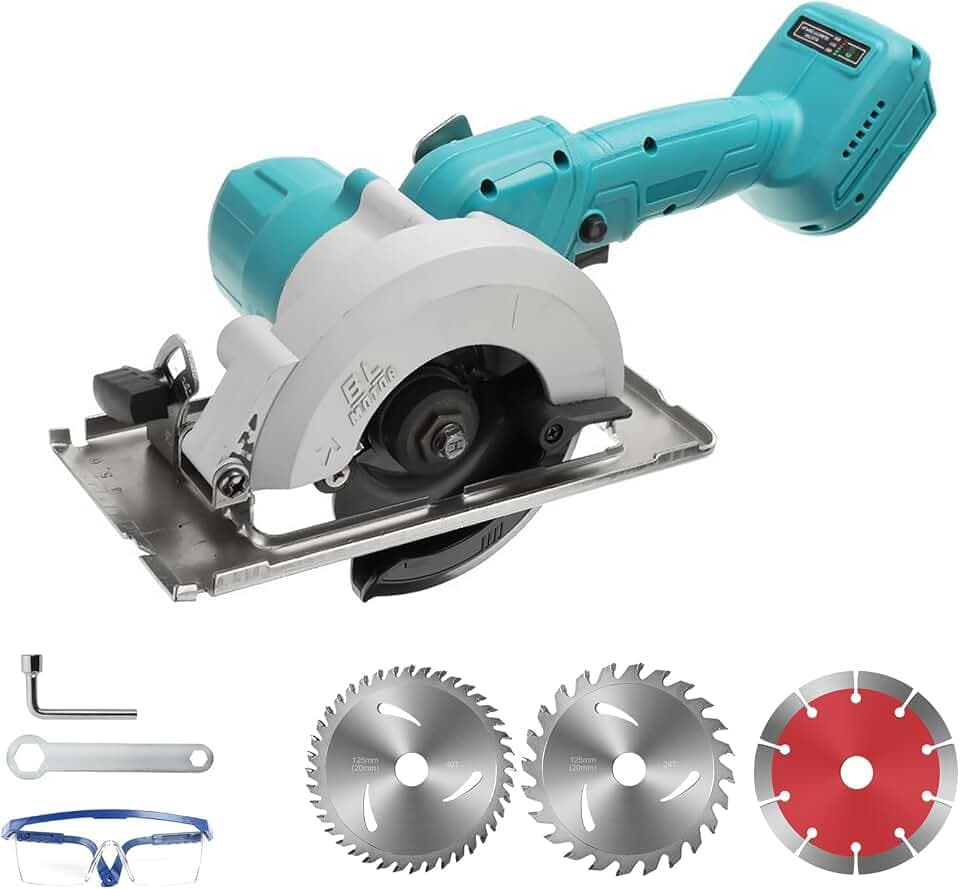 Bürstenlose Mini Kreissäge Handkreissäge für Makita 18V Akku