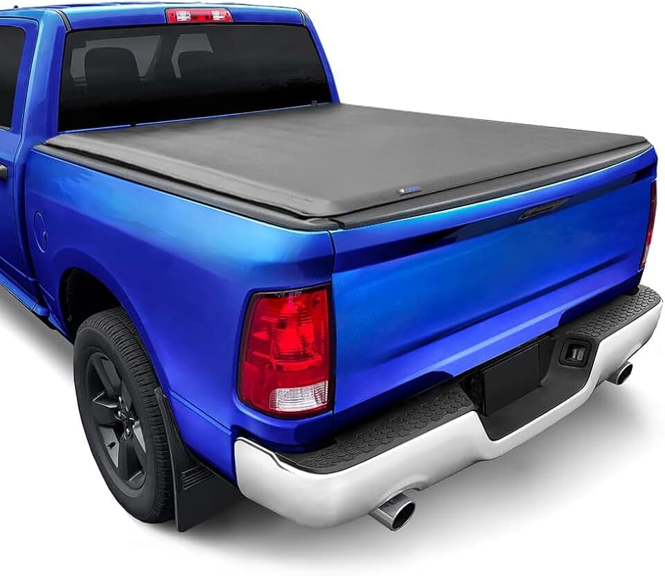 Tyger Auto T1 Soft Roll-up Truck Bed Tonneau Cover Compatible with 2009-2018 Dodge Ram 1500; 2010-2026 2500 3500; 2019-2024 Classic | 6'4" (76") Bed | TG-BC1D9014