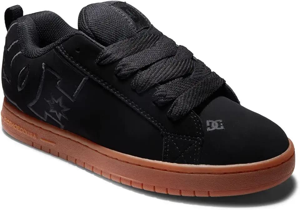 DC Shoes Mens Court Graffik Casual Low Top Skate Shoe Sneaker
