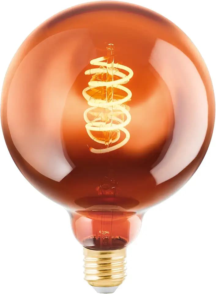 EGLO LED E27 Lampe dimmbar, Vintage Glühbirne Kupfer