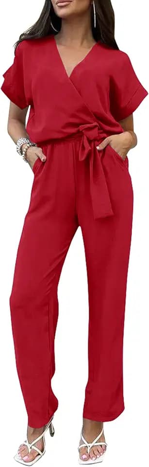 PRETTYGARDEN Women's One Piece Jumpsuits Dressy Casual