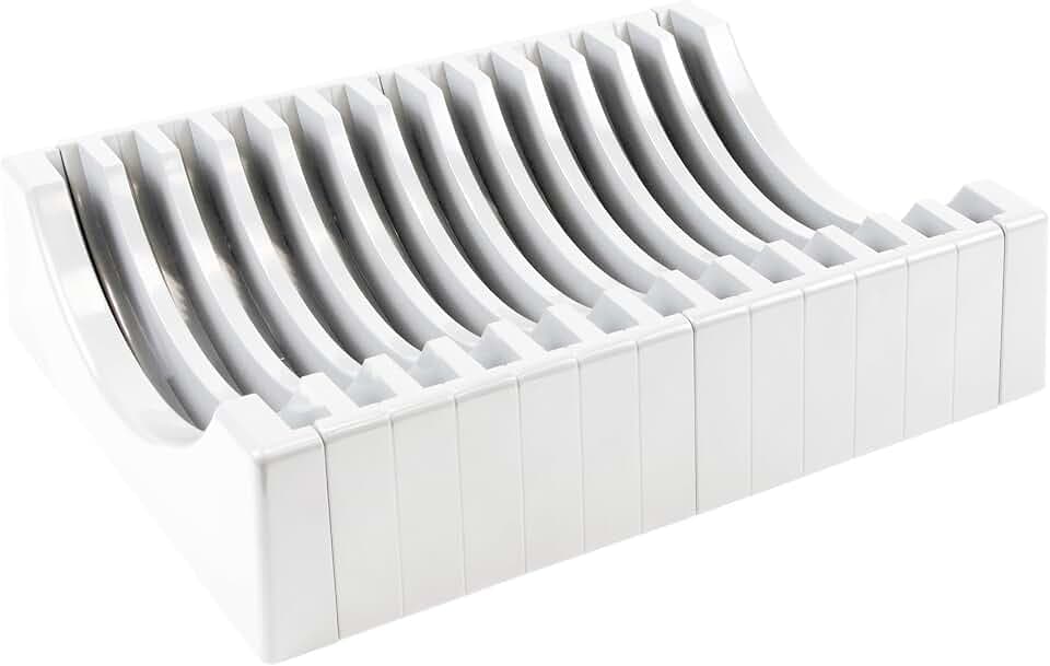 Emuca - Tellerhalter für Möbel, Platz für 13 Teller, Kunststoff